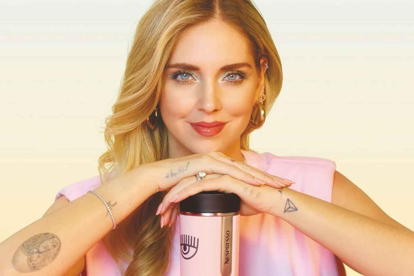 chiara ferragni nespresso