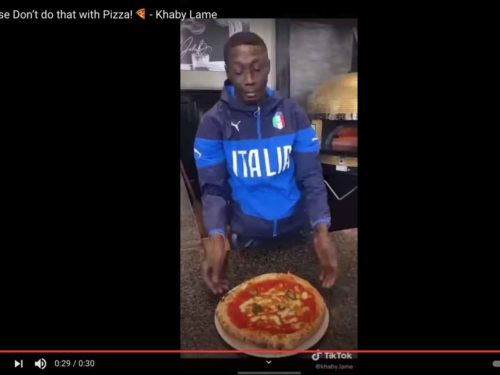 Khaby Lame pizza