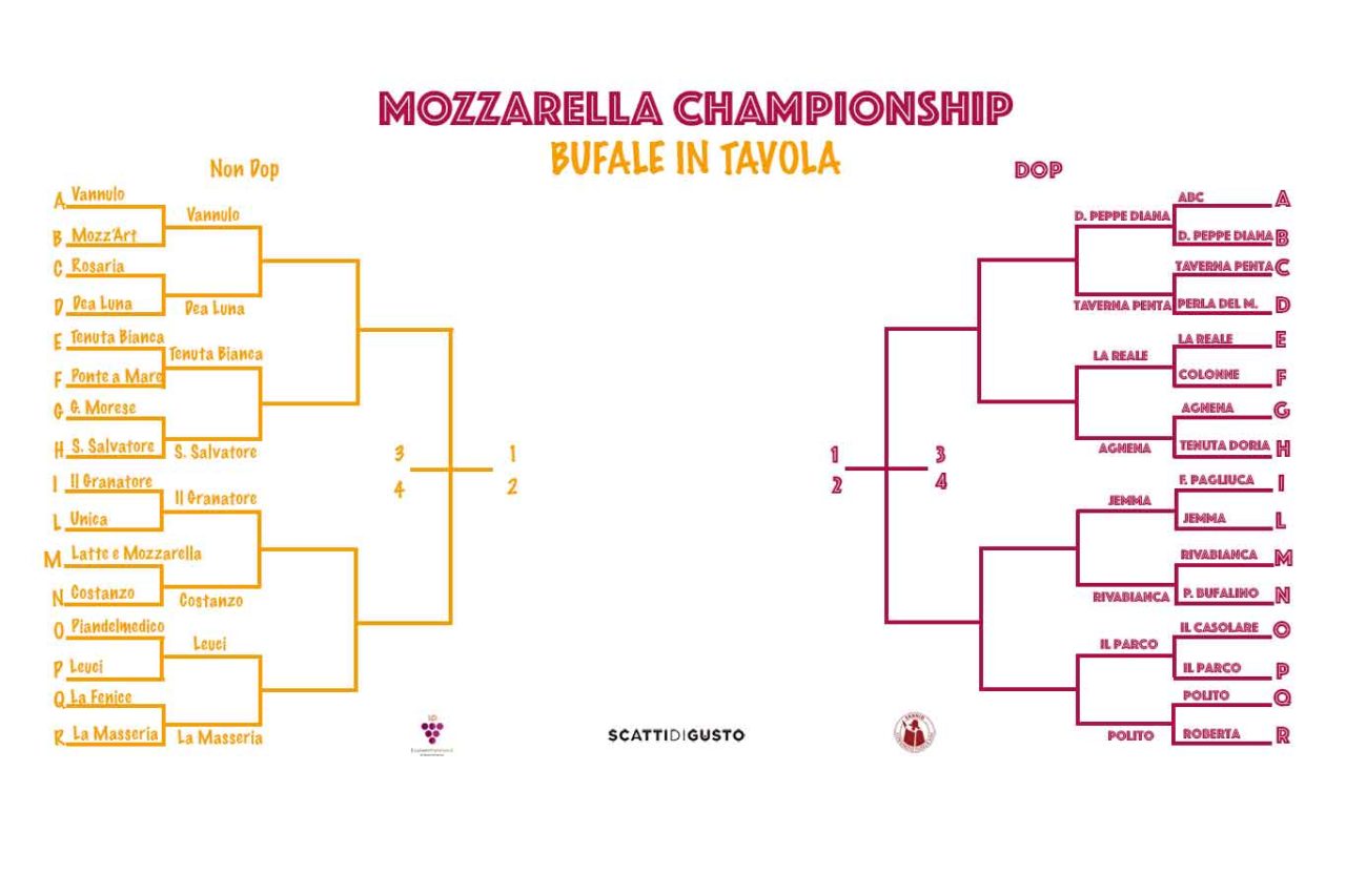 quarti finale mozzarelle Mozzarella Championship