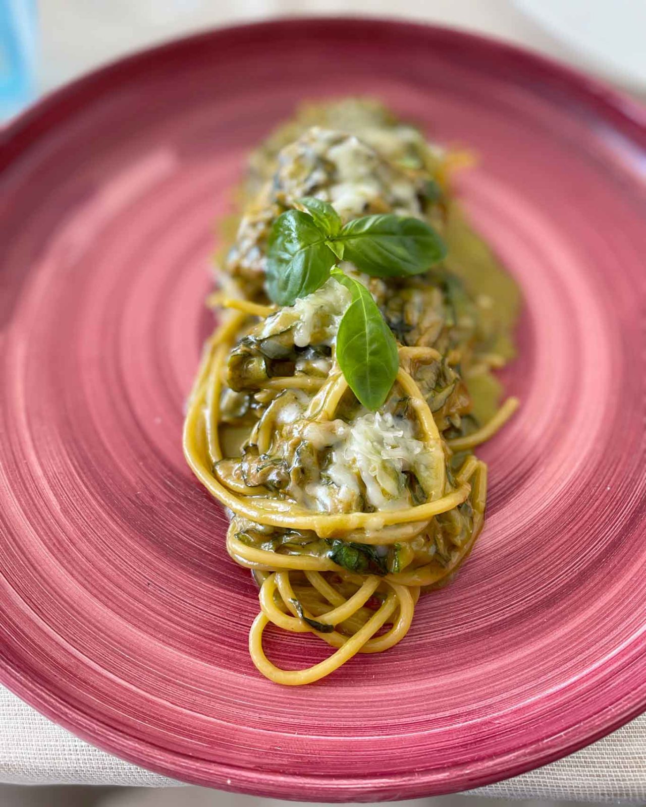 spaghetti alla nerano ristorante Mammà Capri