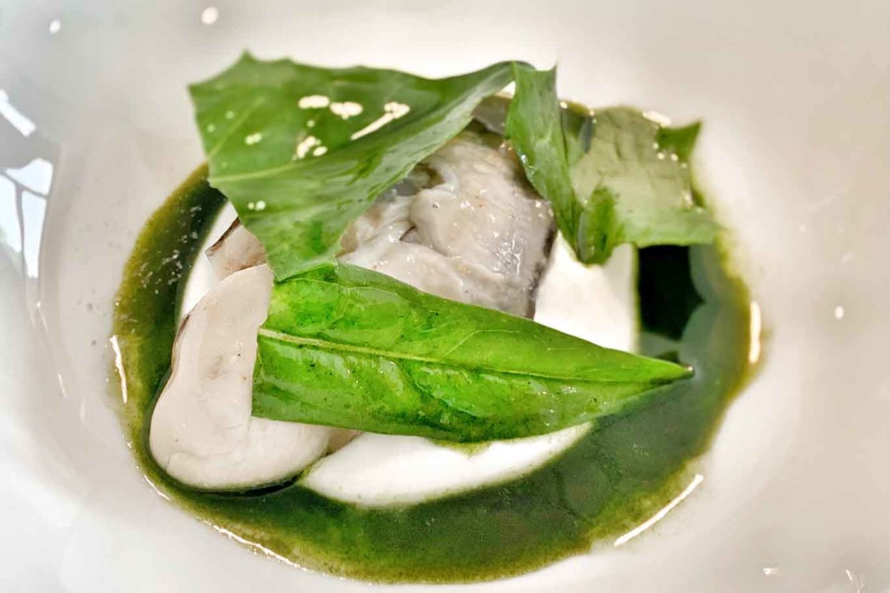 nuovo menu da 150 € ristorante Reale: animelle