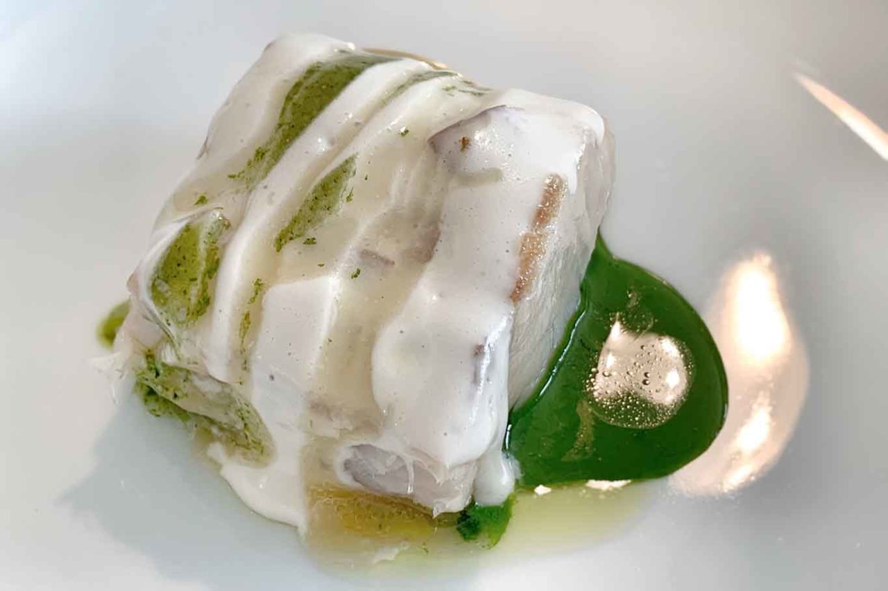 nuovo menu da 150 € ristorante Reale: trota
