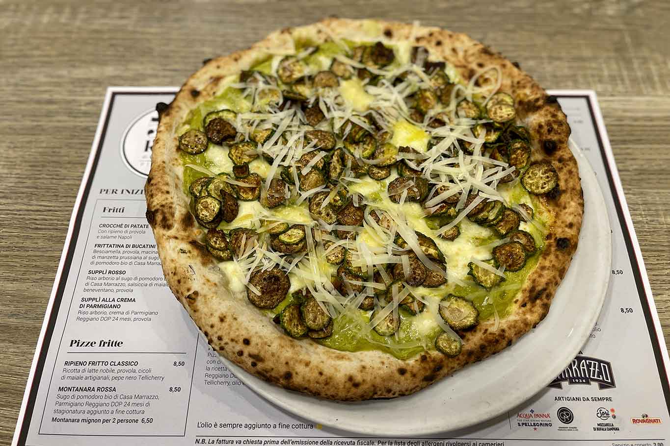 migliori pizze in estate: Nerano di 50 Kalò a Napoli