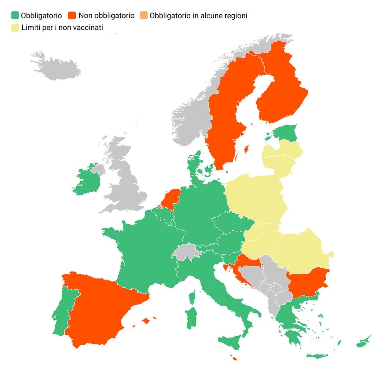 Green Pass e emendamenti: cosa succede in Europa