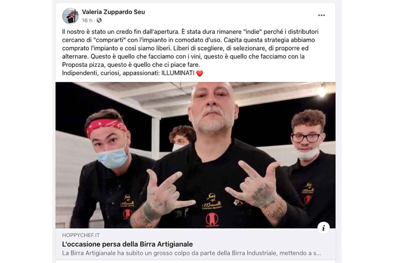 post Valeria Zuppardo Seu birra arigianale pizzaioli