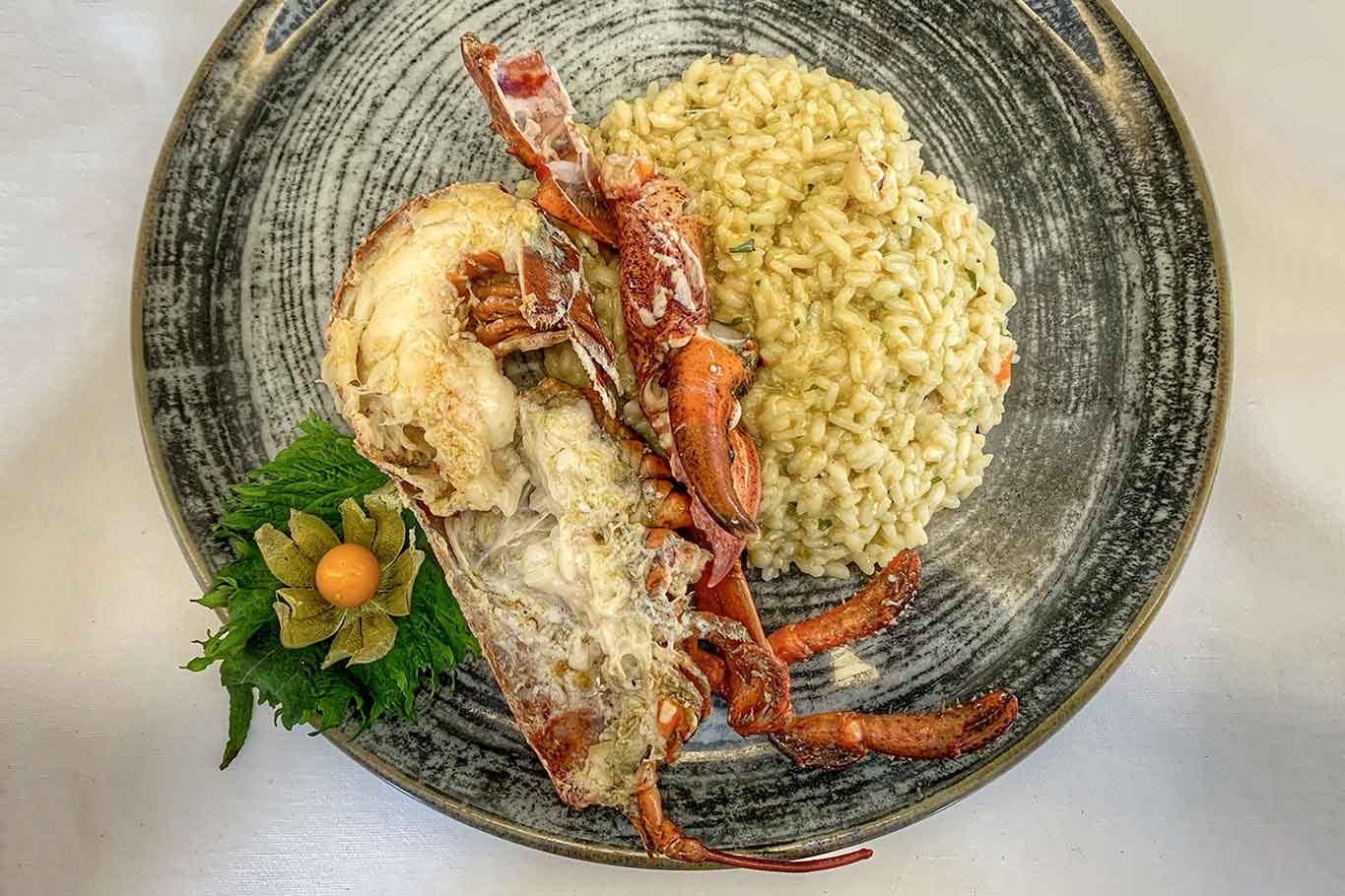 ristorante Carlo Ferraioli Pescara risotto astice