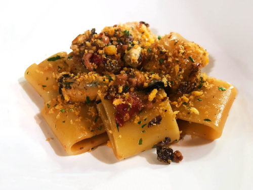 ristorante La Coldana paccheri alla viareggina