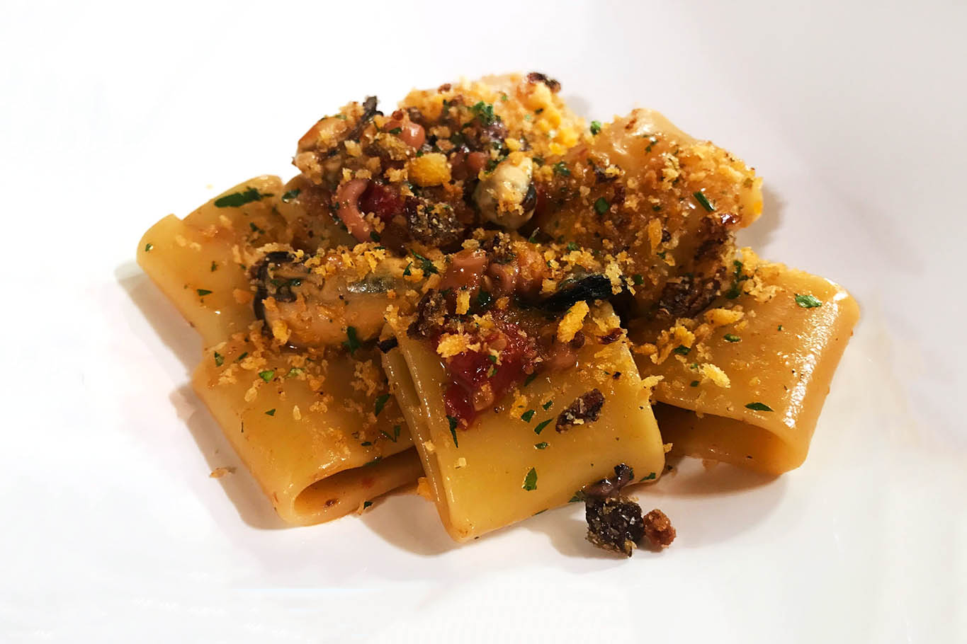 ristorante La Coldana paccheri alla viareggina