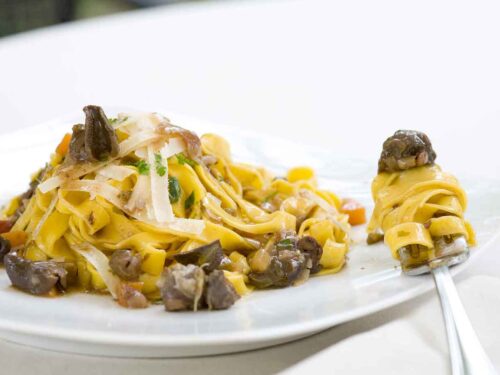tagliatelle con le chiocciole