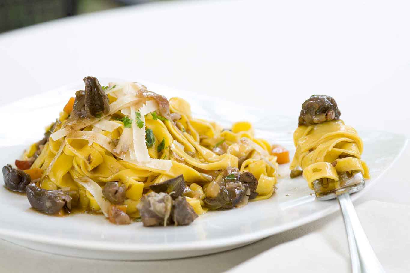 tagliatelle con le chiocciole