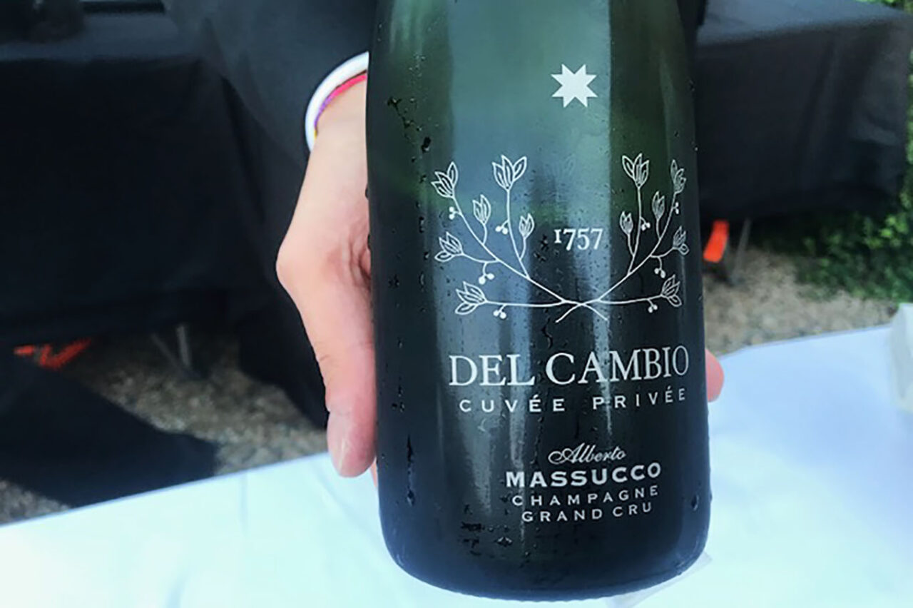 champagne personalizzato Del Cambio