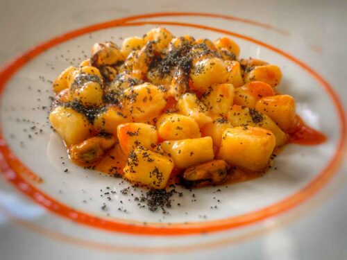Estro bistrot Pescara gnocchi alle cozze
