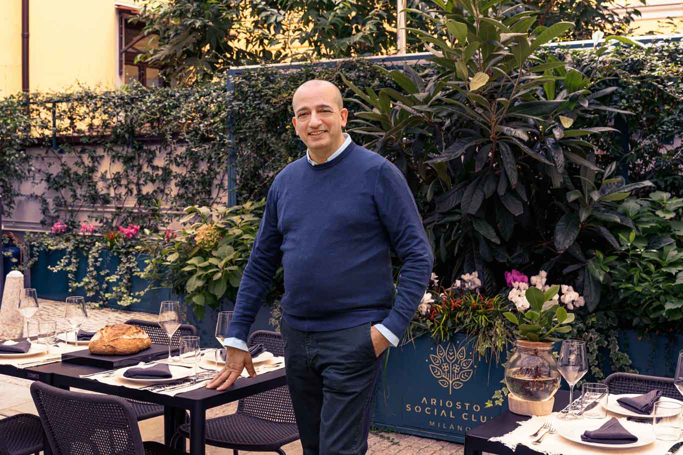 Pino Cuttaia uovo di seppia milano