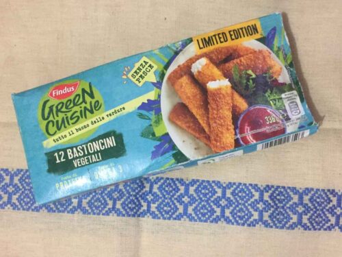 bastoncini vegetali findus confezione
