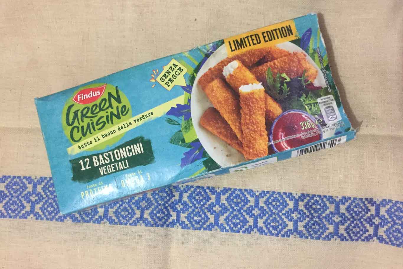 bastoncini vegetali findus confezione