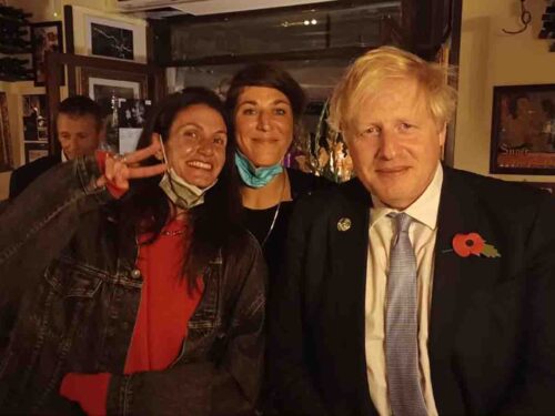 Boris Johnson Pajata Giulio Passami Olio Roma