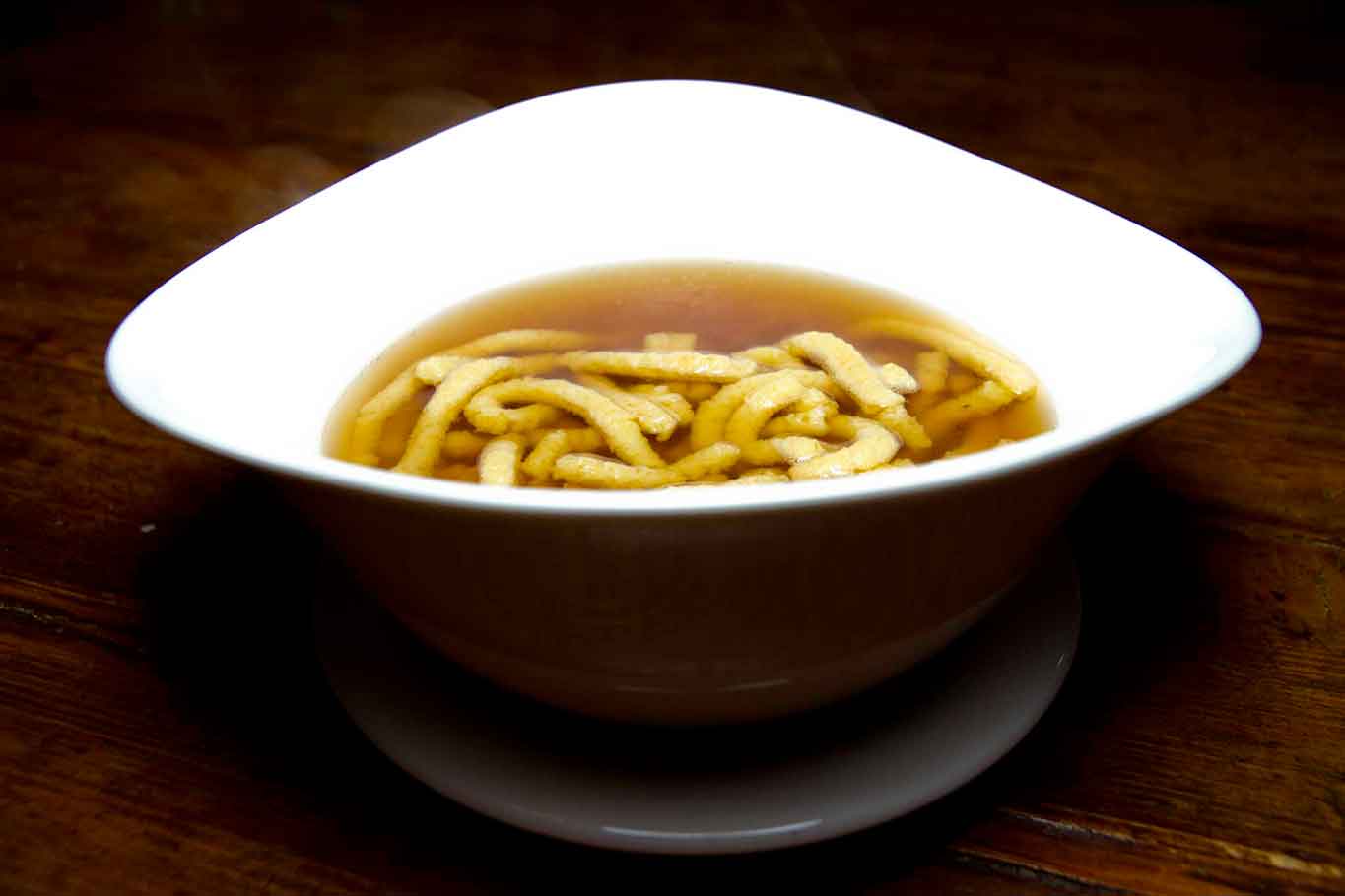 Passatelli al brodo di pesce De.Co. Di Pesaro