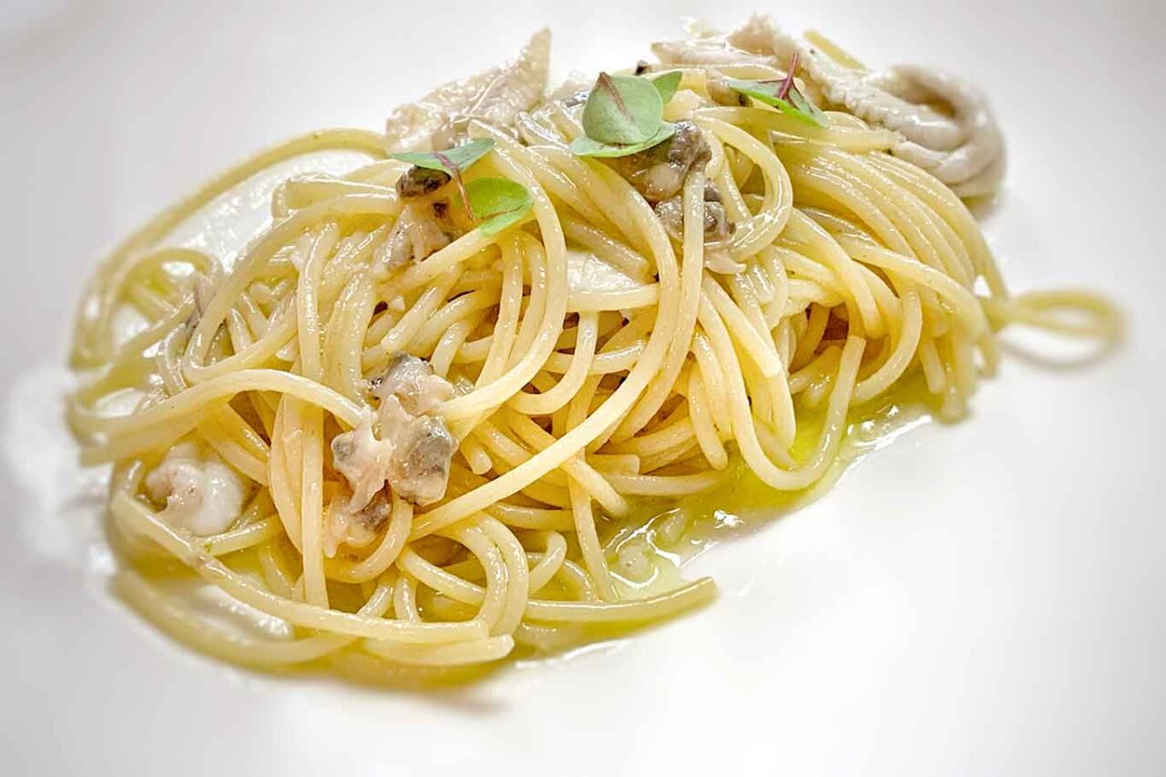 ristorante Lucia Giulianova Abruzzo spaghetti alle vongole dell'adriatico