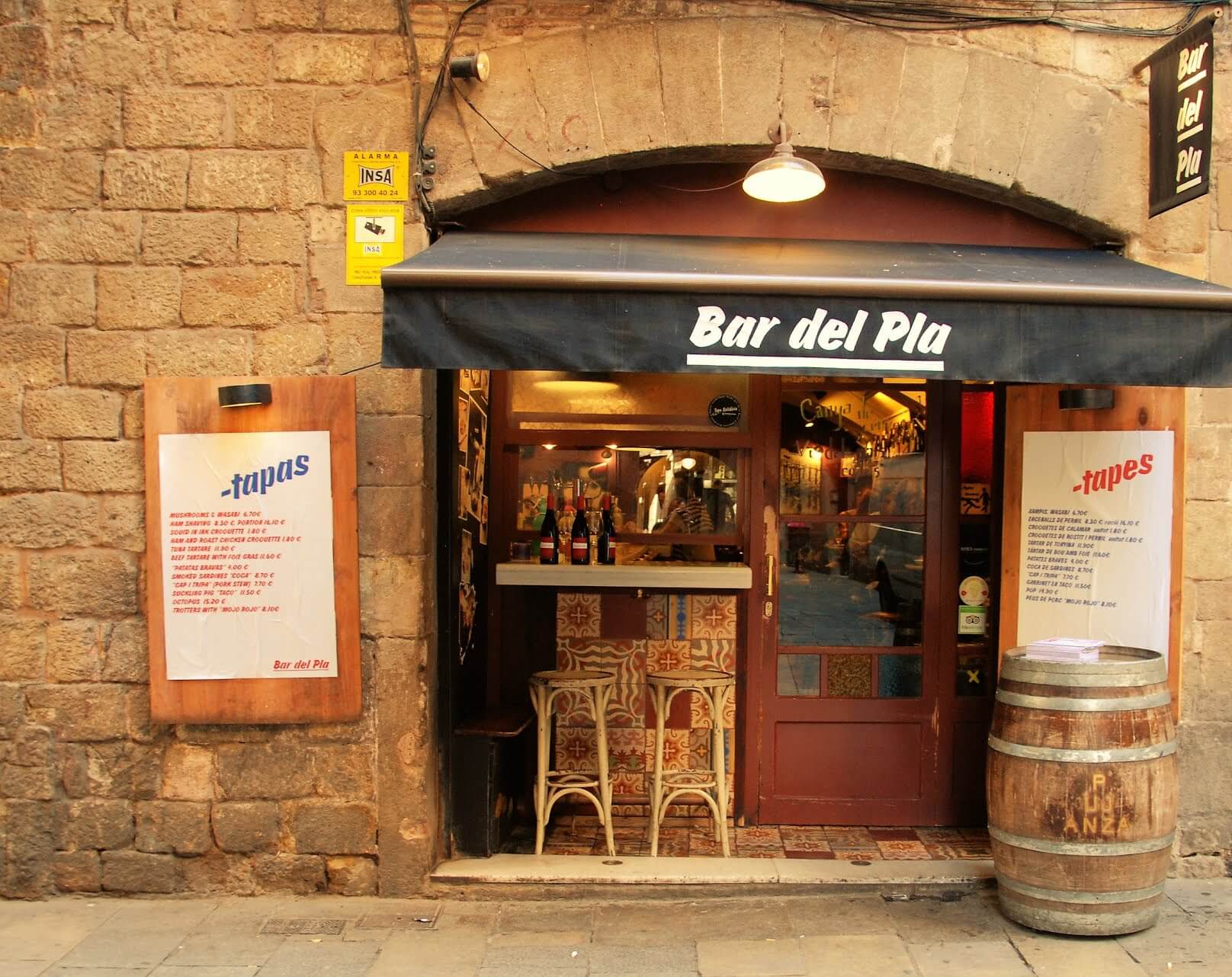 Tapas bar spagnolo bar del pla