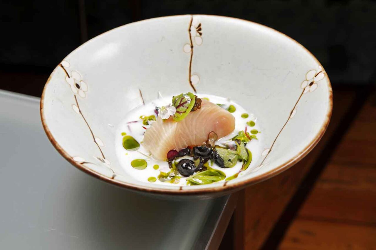glass hosteria bowerman sashimi ricciola menu natale 2021