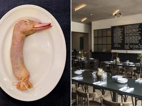 Collo anatra e ristorante londra