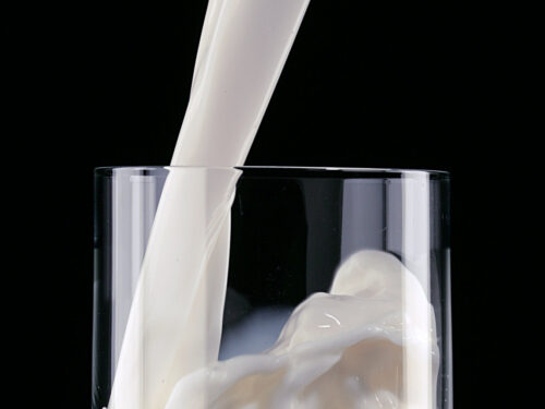 Latte vegetale bicchiere