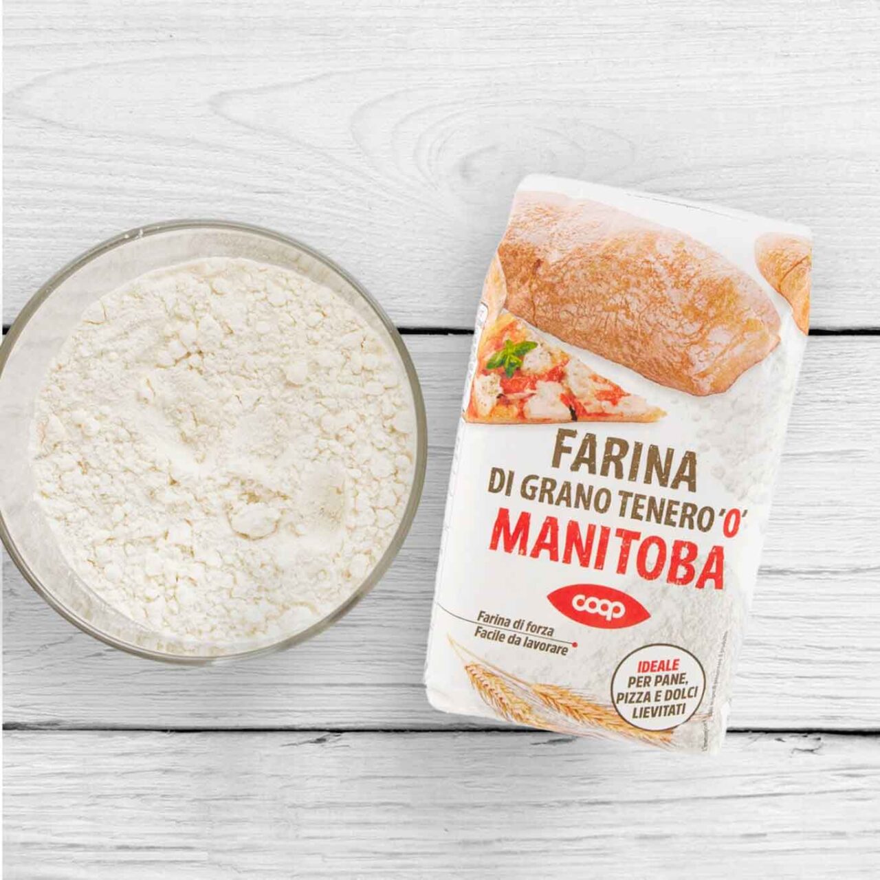 la migliore farina per pizza: Coop Manitoba