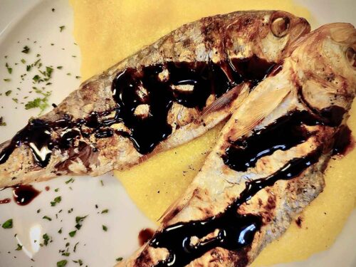 ristorante Il Barcaiolo Lecco missoltini con polenta