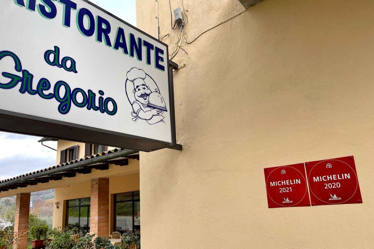 ristorante Da Gregorio Morrano Nuovo Orvieto insegna