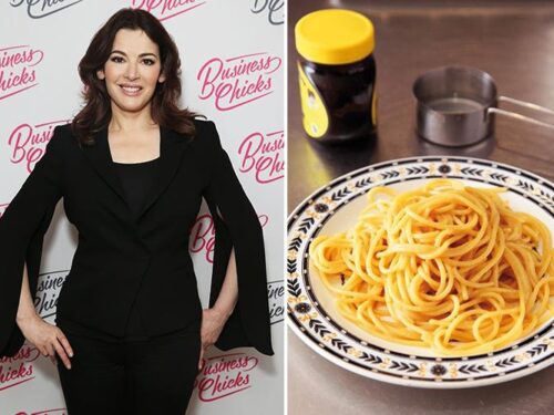 Nigella Lawson spaghetti marmite