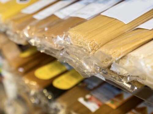 Scaffale pasta supermercato