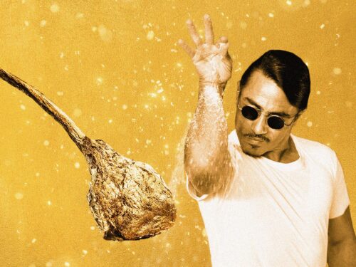 Salt bae prezzo bistecca oro