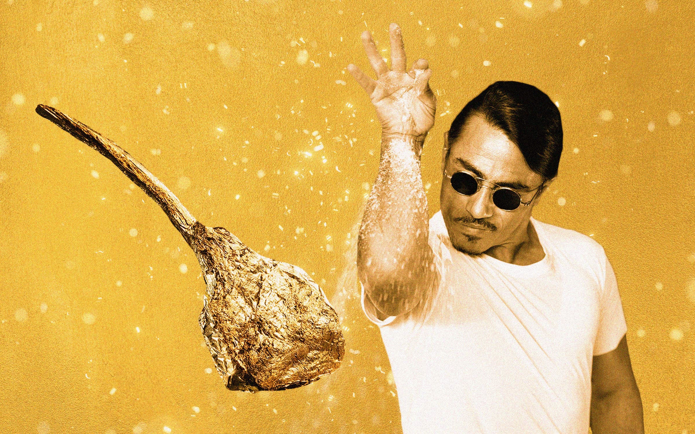 Salt bae prezzo bistecca oro