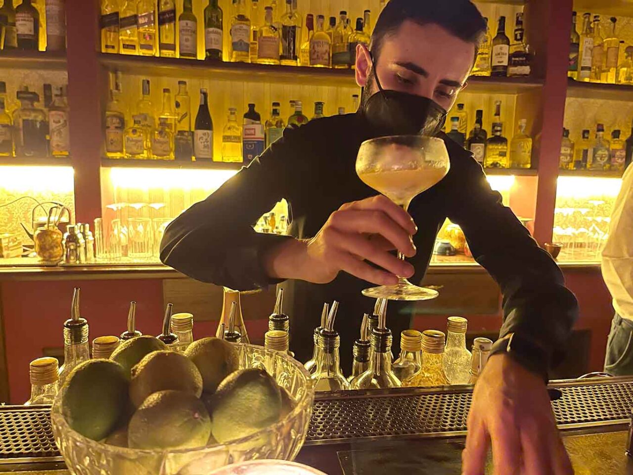 The Black Monday Salerno speakeasy