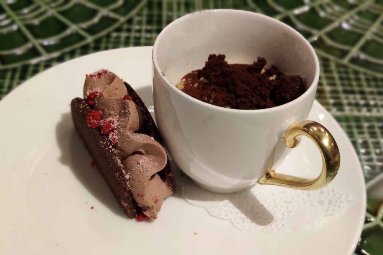 taco al cioccolato e tiramisu