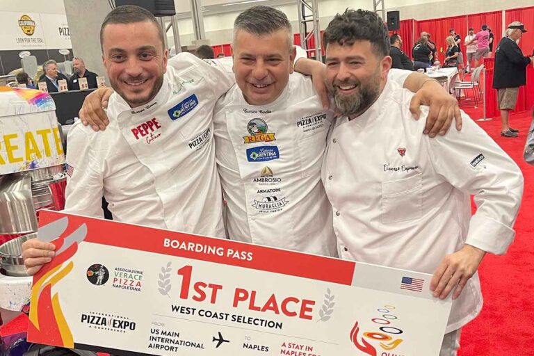 Pizza. Candito, Cutraro e Capuano sbancano il Mondiale di Las Vegas