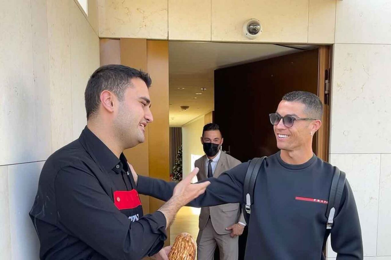 czn burak cristiano ronaldo ristorante londra