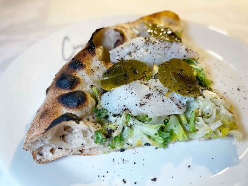 pizzeria Ciccio Vitiello Caserta pizza con baccalà