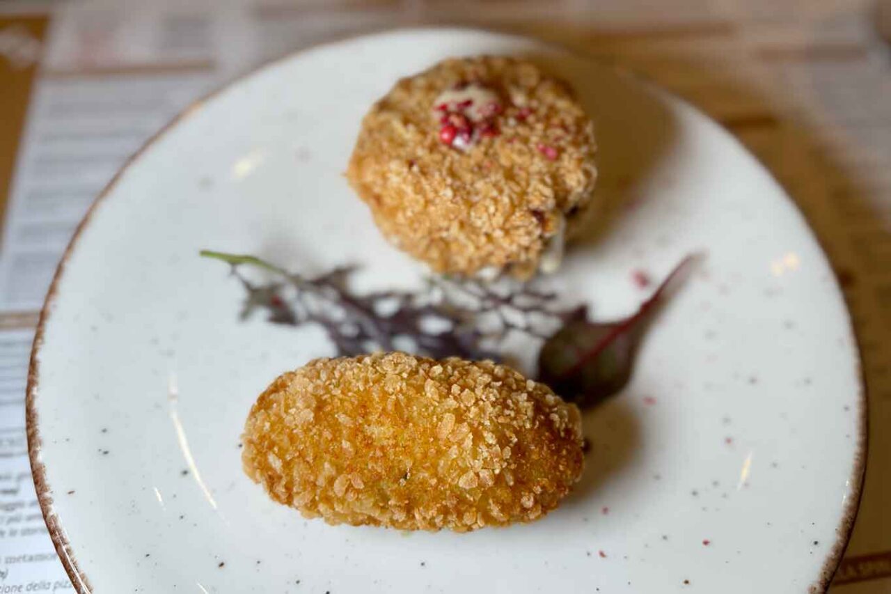 crocché e frittatina di pasta