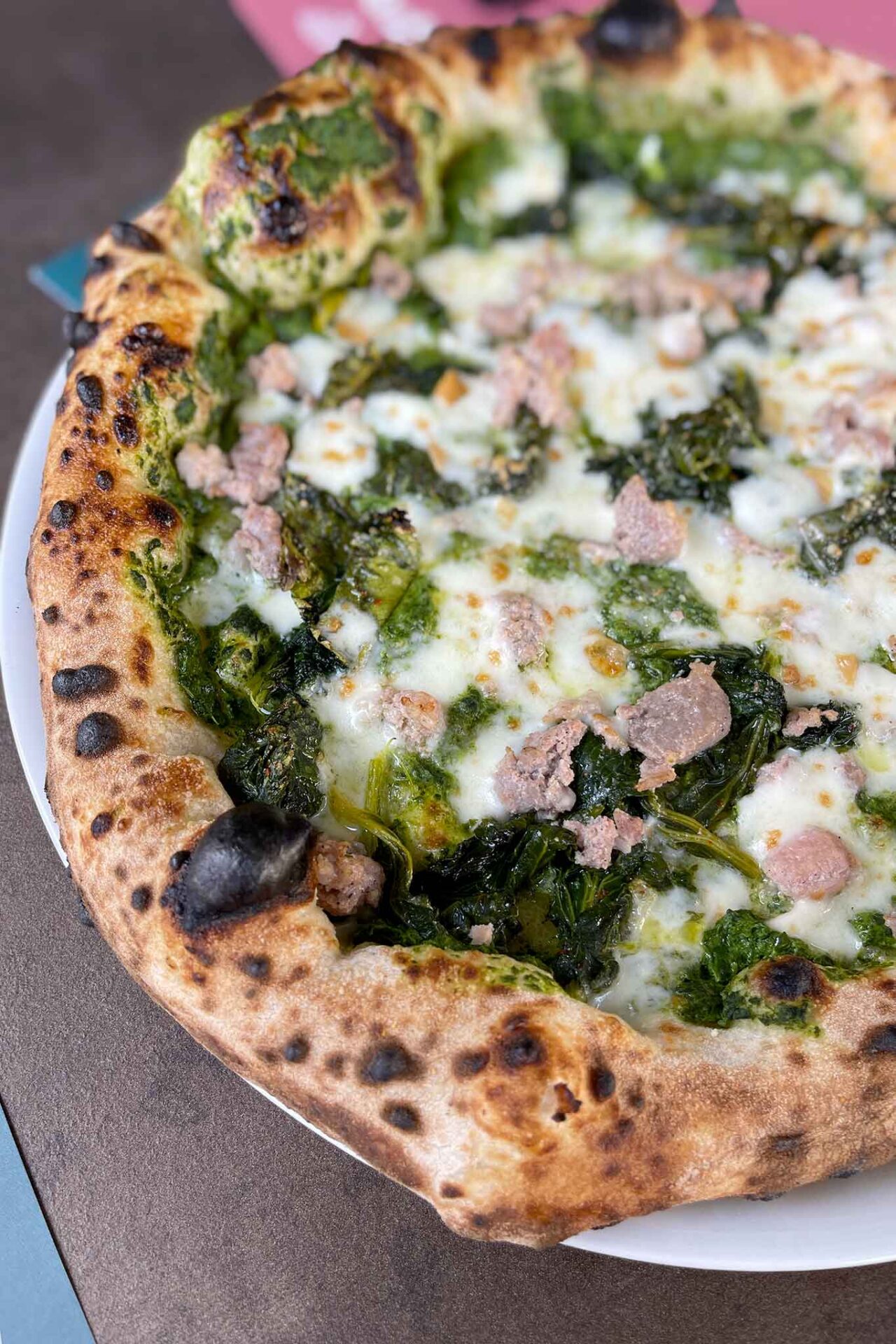 pizzeria PiGreco Volla Napoli pizza salsiccia e friarielli