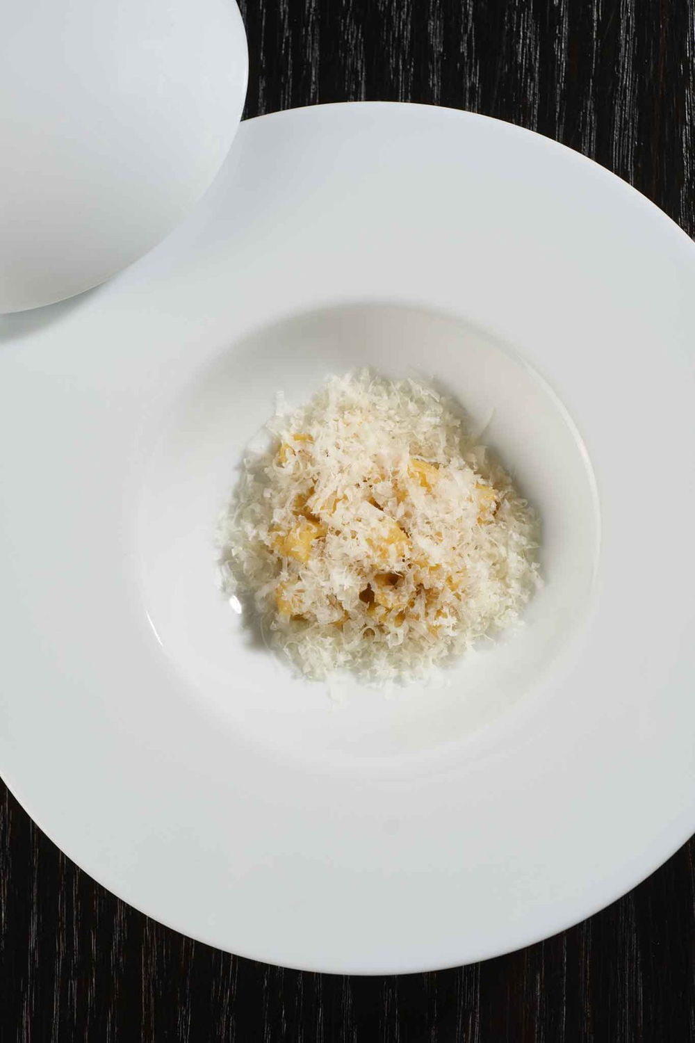 pasta burro e parmigiano del ristorante Imàgo dell'Hotel Hassler a Trinità dei Monti a Roma