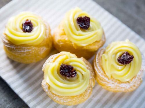 zeppole di san giuseppe mignon