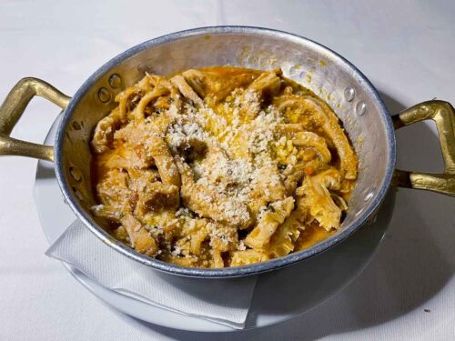 Trattoria da Burde a Firenze trippa alla fiorentina