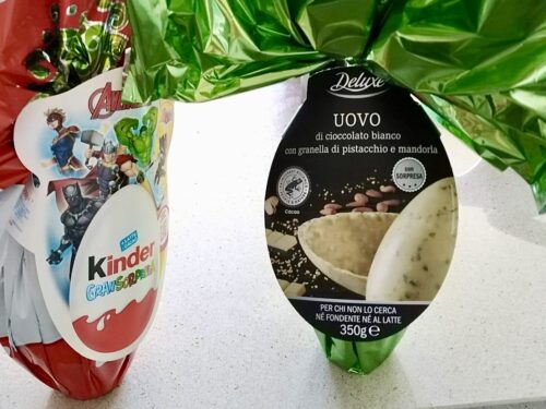 Uovo kinder gran sorpresa e uovo Lidl deluxe