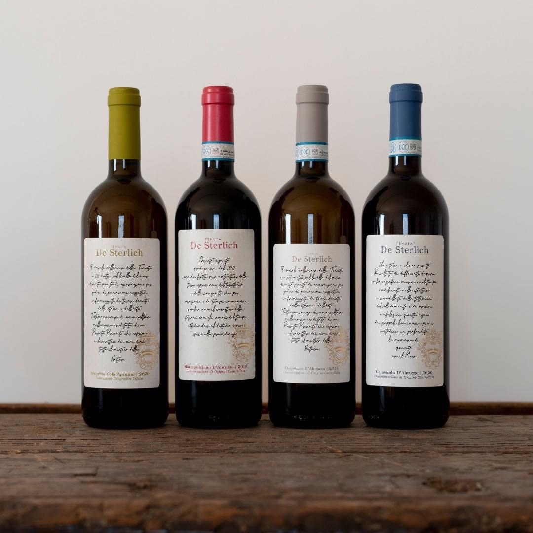Tra i vini della Tenuta De Sterlich c’è il Montepulciano d’Abruzzo