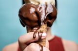Gelato cono gocciolante
