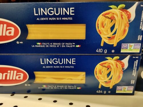 Sgrammatura pasta