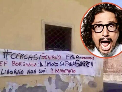 Alessandro Borghese protesta
