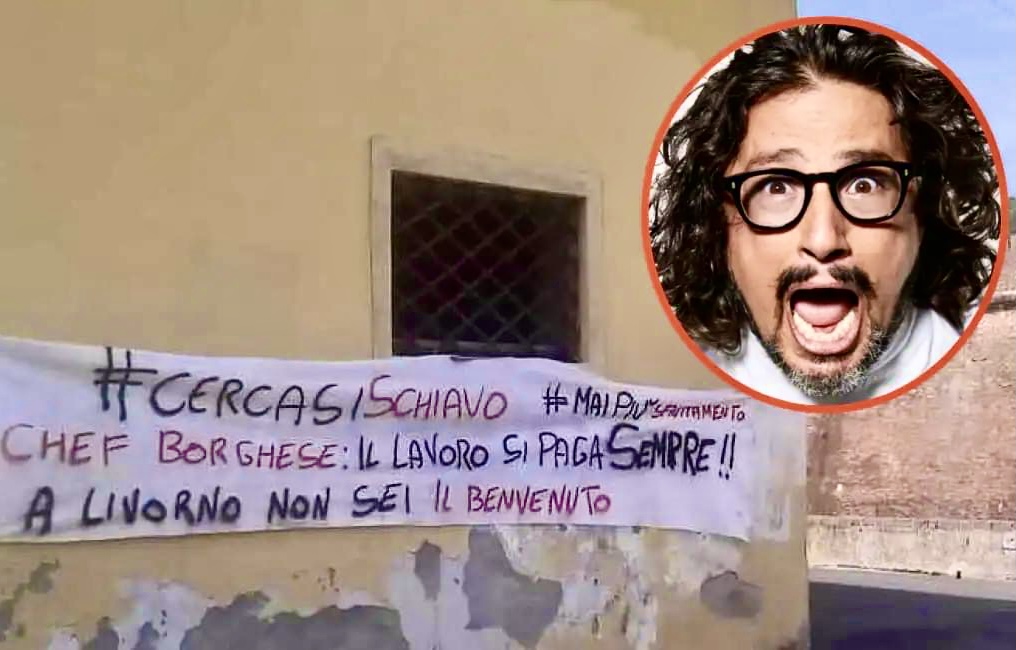 Alessandro Borghese protesta