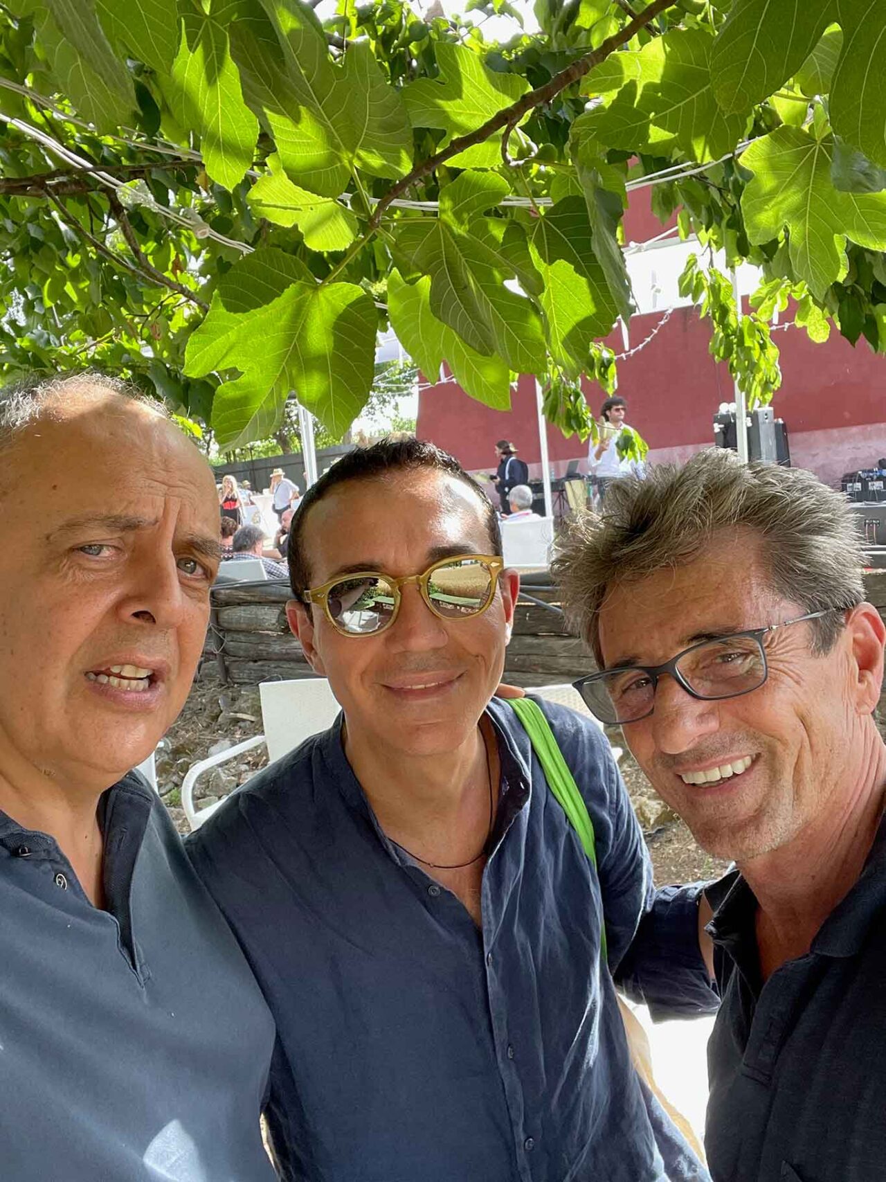 Vincenzo Pagano, Gino Sorbillo e Bernardo Iovene al Capodanno del Mugnaio
